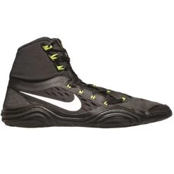 Nike Hypersweep Wrestling Shoes - Black/White-Volt - MMA Factory