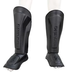 Shinobi Breaker Shinguards - MMA Factory 38 Shinobi Breaker Shinguards - MMA Factory -Boxing Equipment Store Black