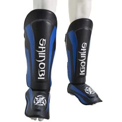 Shinobi Breaker Shinguards - MMA Factory 35 Shinobi Breaker Shinguards - MMA Factory -Boxing Equipment Store Blue Black 3
