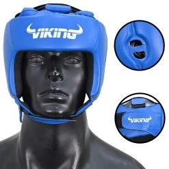 Viking Competition Headgear - MMA Factory 19 Viking Competition Headgear - MMA Factory -Boxing Equipment Store Competition Head Gear Blue White 4 1000