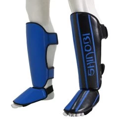 Shinobi Striker Shinguards - MMA Factory -Boxing Equipment Store Navy Black 1