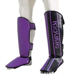 Shinobi Striker Shinguards - MMA Factory -Boxing Equipment Store Purple Black 1