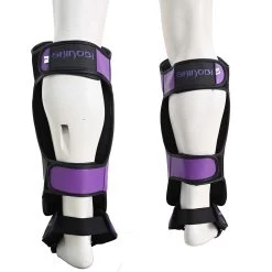 Shinobi Striker Shinguards - MMA Factory -Boxing Equipment Store Purple Black 3