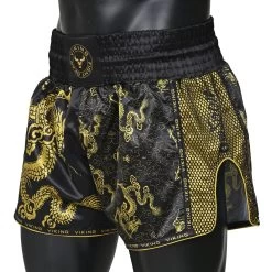 Viking Ryu Muay Thai Shorts - MMA Factory 27 Viking Ryu Muay Thai Shorts - MMA Factory -Boxing Equipment Store Ryu Black Gold 2 1000