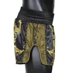 Viking Ryu Muay Thai Shorts - MMA Factory 24 Viking Ryu Muay Thai Shorts - MMA Factory -Boxing Equipment Store Ryu Black Gold 6 1000