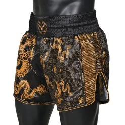 Viking Ryu Muay Thai Shorts - MMA Factory 36 Viking Ryu Muay Thai Shorts - MMA Factory -Boxing Equipment Store Ryu Bronze Black 2 1000