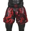 Viking Ryu Muay Thai Shorts - MMA Factory -Boxing Equipment Store Ryu Red Black 6 1000