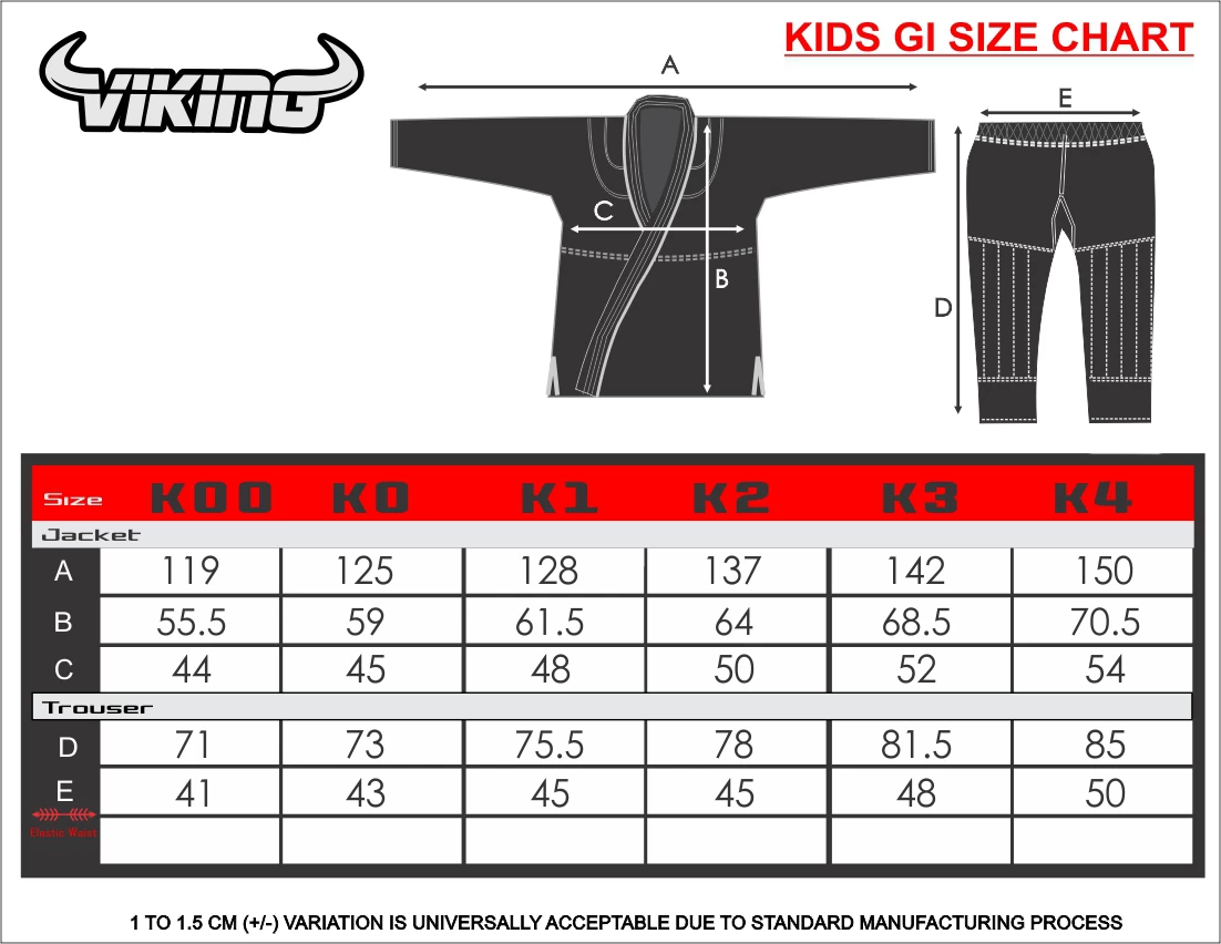 Viking Kids Ultra Light 2.0 BJJ Gi - MMA Factory 10 Viking Kids Ultra Light 2.0 BJJ Gi - MMA Factory - Image 8