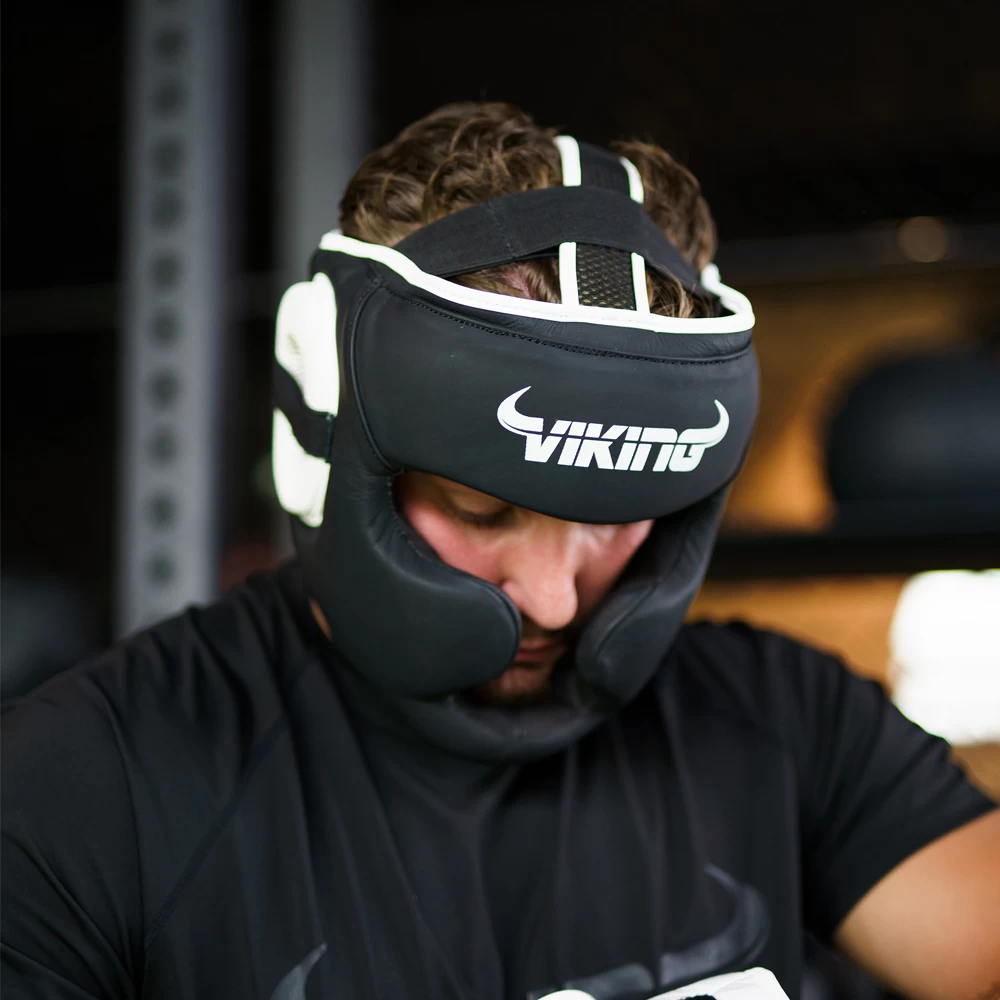 Viking Immortal Matte Leather Head Gear - MMA Factory 16 Viking Immortal Matte Leather Head Gear - MMA Factory - Image 14