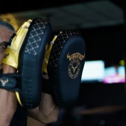 Viking Mavric XL Pro Leather Focus Mitts - MMA Factory 37 Viking Mavric XL Pro Leather Focus Mitts - MMA Factory -Boxing Equipment Store Viking Pads 1000 25