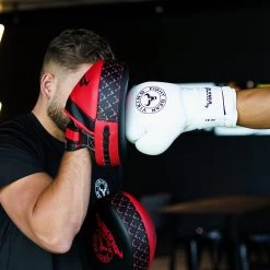 Viking Mavric Pro Leather Focus Mitts - MMA Factory -Boxing Equipment Store Viking Pads 1000 40