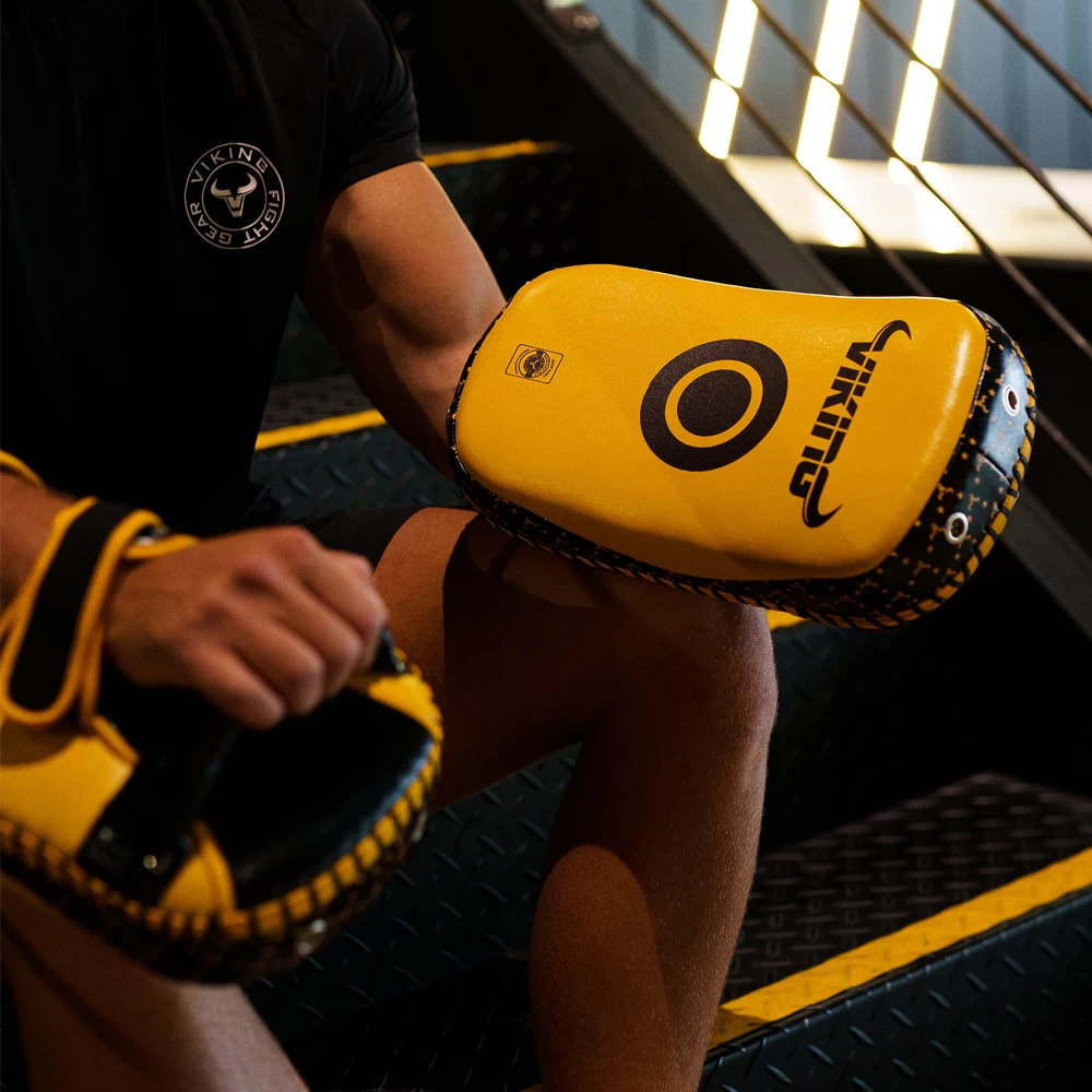 Viking Diablo Curved Pro Leather Thai Pads (Heavy Duty) - MMA Factory 22 Viking Diablo Curved Pro Leather Thai Pads (Heavy Duty) - MMA Factory - Image 20