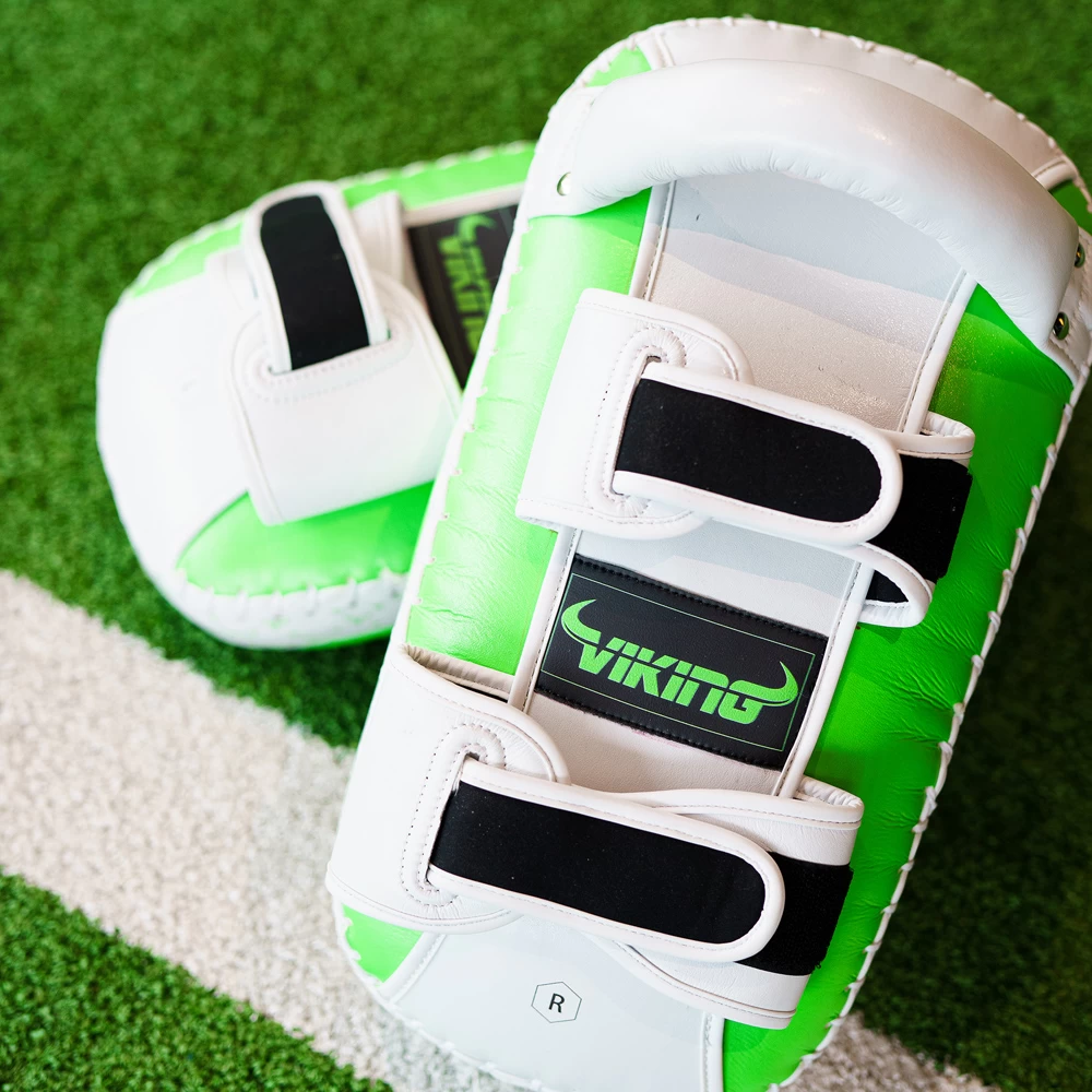 Viking Diablo Curved Pro Leather Thai Pads (Heavy Duty) - MMA Factory 15 Viking Diablo Curved Pro Leather Thai Pads (Heavy Duty) - MMA Factory - Image 13
