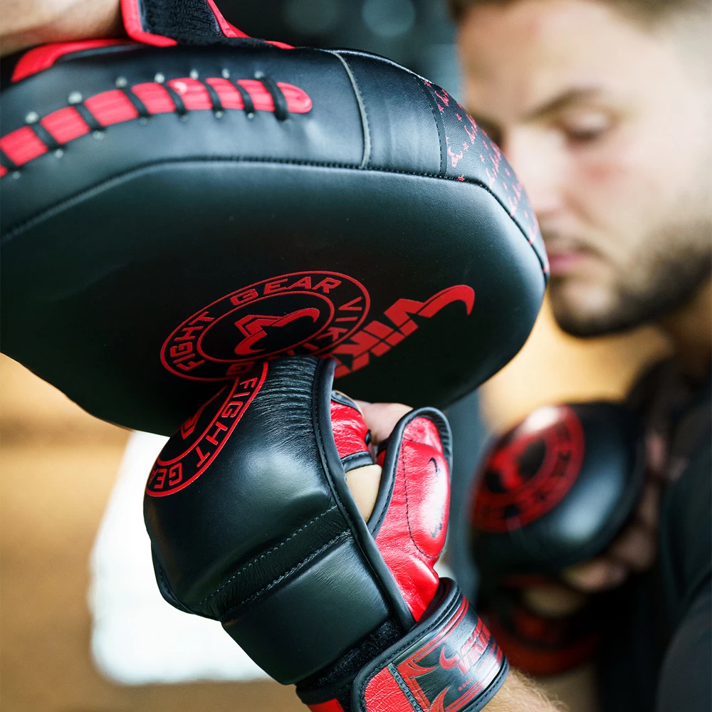 Viking Mavric XL Pro Leather Focus Mitts - MMA Factory 14 Viking Mavric XL Pro Leather Focus Mitts - MMA Factory - Image 12