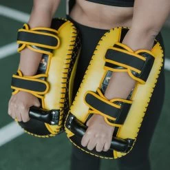 Viking Diablo Curved Pro Leather Thai Pads (Heavy Duty) - MMA Factory 32 Viking Diablo Curved Pro Leather Thai Pads (Heavy Duty) - MMA Factory -Boxing Equipment Store Viking Pads 1000 62