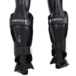 Shinobi Striker Shinguards - MMA Factory -Boxing Equipment Store White Black 2