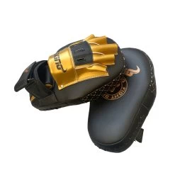 Viking Mavric XL Pro Leather Focus Mitts - MMA Factory 30 Viking Mavric XL Pro Leather Focus Mitts - MMA Factory -Boxing Equipment Store air thai pads gold2 1