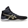 Asics Matflex 6 Wrestling Shoes - Black/Champagne - MMA Factory 1 Asics Matflex 6 Wrestling Shoes - Black/Champagne - MMA Factory -Boxing Equipment Store asics matflex 6 wrestling boots champagne right 1