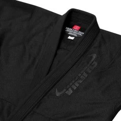 Viking Stealth BJJ Gi - MMA Factory 16 Viking Stealth BJJ Gi - MMA Factory -Boxing Equipment Store base blk clsup 10