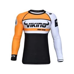 Viking Battle Rashguard - Long Sleeve - MMA Factory -Boxing Equipment Store battle rash yellow fs f