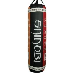 Shinobi Nations Leather Pro 6 Ft Banana Punching Bag - MMA Factory