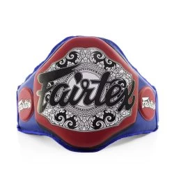 Fairtex Triple Champ Microfiber Belly Pad - BPV3 - MMA Factory -Boxing Equipment Store bpv3 blue red 1 1 1 1
