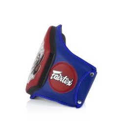 Fairtex Triple Champ Microfiber Belly Pad - BPV3 - MMA Factory -Boxing Equipment Store bpv3 blue red 2 1 1