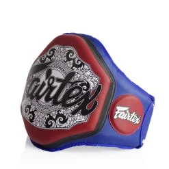Fairtex Triple Champ Microfiber Belly Pad - BPV3 - MMA Factory -Boxing Equipment Store bpv3 blue red 4 1 1