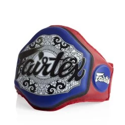 Fairtex Triple Champ Microfiber Belly Pad - BPV3 - MMA Factory -Boxing Equipment Store bpv3 red blue 01 1