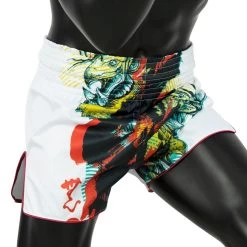 Fairtex Satoru Muay Thai Shorts - BS1908 - MMA Factory -Boxing Equipment Store bs1908 white satoru collection website 4 1
