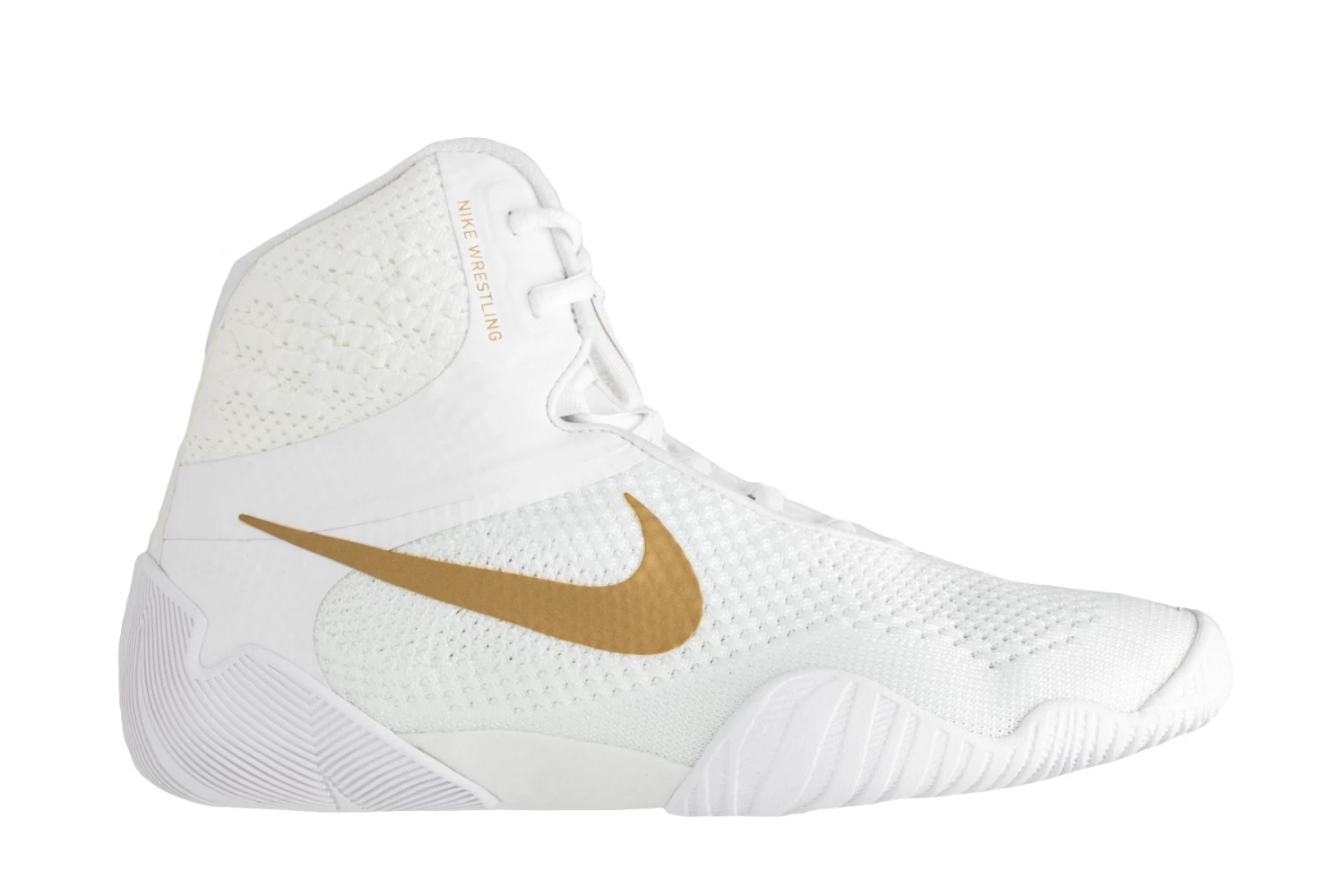 Nike Tawa Wrestling Shoes - White/Gold - MMA Factory 4 Nike Tawa Wrestling Shoes - White/Gold - MMA Factory - Image 2