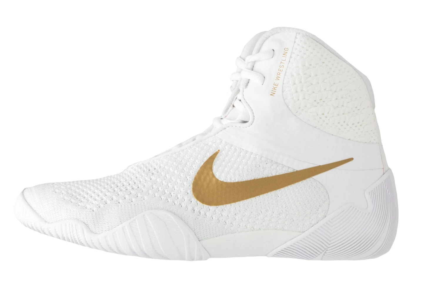 Nike Tawa Wrestling Shoes - White/Gold - MMA Factory 5 Nike Tawa Wrestling Shoes - White/Gold - MMA Factory - Image 3