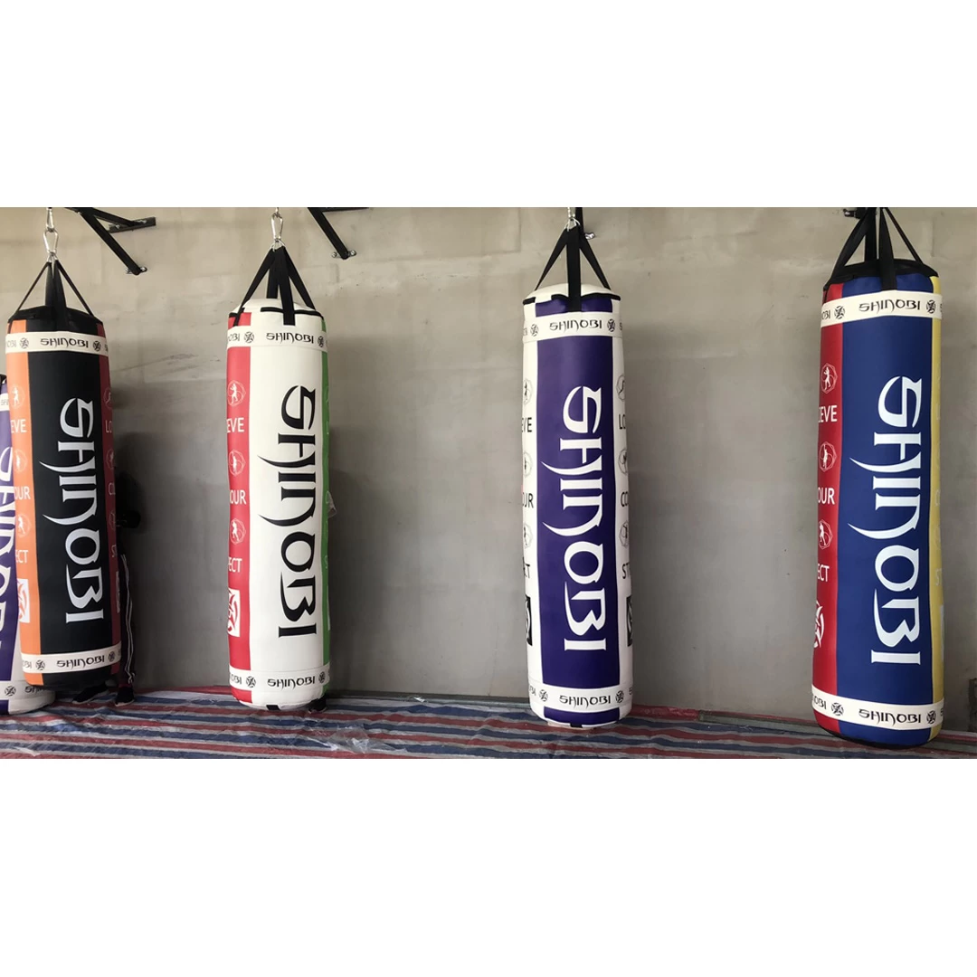 Shinobi Nations Leather Pro 6 Ft Banana Punching Bag - MMA Factory 13 Shinobi Nations Leather Pro 6 Ft Banana Punching Bag - MMA Factory - Image 11