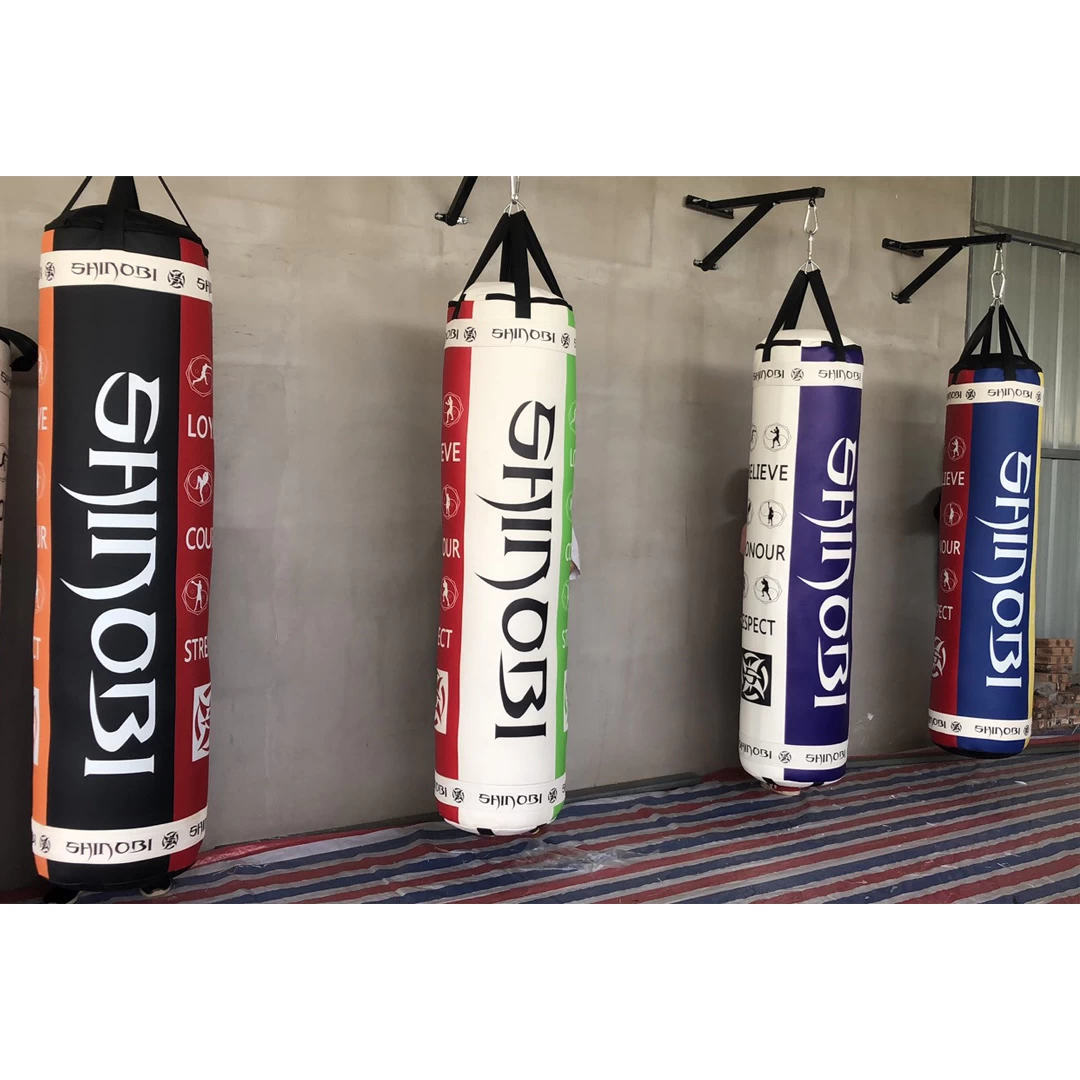 Shinobi Nations Leather Pro 6 Ft Banana Punching Bag - MMA Factory 12 Shinobi Nations Leather Pro 6 Ft Banana Punching Bag - MMA Factory - Image 10