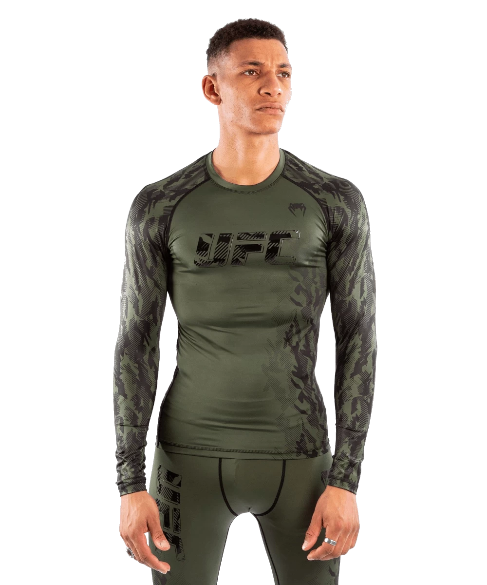 UFC Venum Authentic Fight Week Men's Performance Long Sleeve Rashguard - MMA Factory 4 UFC Venum Authentic Fight Week Men's Performance Long Sleeve Rashguard - MMA Factory - Image 2