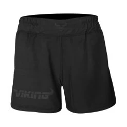 Viking Iconic Shorts - 5.75 Inch Side Slits - MMA Factory -Boxing Equipment Store iconic shorts black front