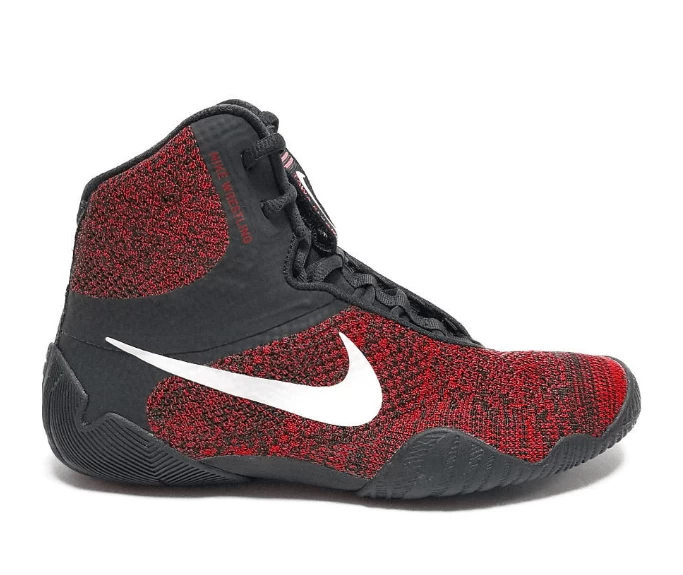 Nike Tawa Wrestling Shoes - Black/ White / Red - MMA Factory 4 Nike Tawa Wrestling Shoes - Black/ White / Red - MMA Factory - Image 2