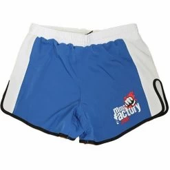 MMA Factory Renegade Muay Thai Style Shorts - MMA Factory -Boxing Equipment Store rene blue front mts