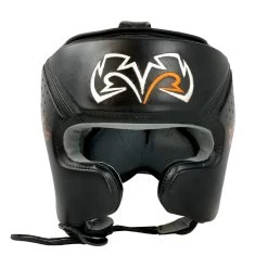 RIVAL RHG10 INTELLI-SHOCK TRAINING HEADGEAR - MMA Factory -Boxing Equipment Store rhg10 black front 2048x 1