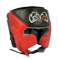 RIVAL RHG10 INTELLI-SHOCK TRAINING HEADGEAR - MMA Factory -Boxing Equipment Store rhg10 black red 2048x 1