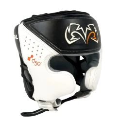 RIVAL RHG10 INTELLI-SHOCK TRAINING HEADGEAR - MMA Factory -Boxing Equipment Store rhg10 black white 2048x 1