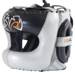 Rival RHGFS3 Face-Saver Headgear - MMA Factory -Boxing Equipment Store rhgfs3 silver 2048x 1