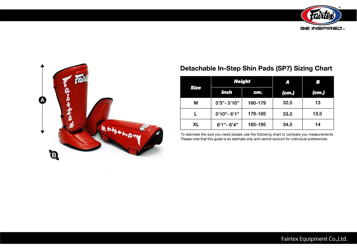 Fairtex Detachable In-Step Shin Guards - SP7 - MMA Factory 15 Fairtex Detachable In-Step Shin Guards - SP7 - MMA Factory - Image 13