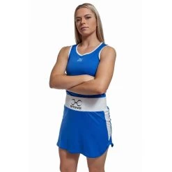 Sting Womens Boxing Calibre Skort - MMA Factory -Boxing Equipment Store sting womens boxing calibre skort aiba approved blue 1