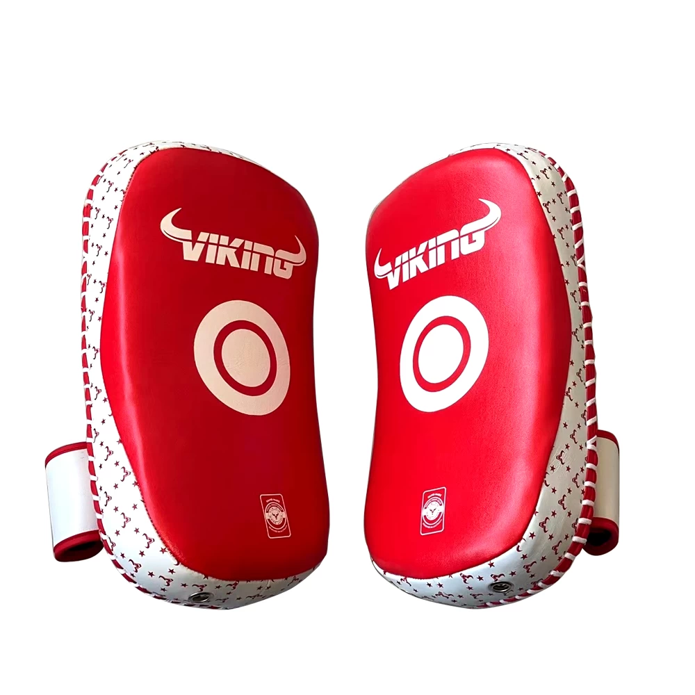 Viking Diablo Curved Pro Leather Thai Pads (Heavy Duty) - MMA Factory 4 Viking Diablo Curved Pro Leather Thai Pads (Heavy Duty) - MMA Factory - Image 2