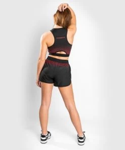 UFC Venum Performance Institute Sports Bra - MMA Factory -Boxing Equipment Store ufc venum performance institute sport bras black red 8