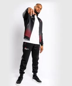 UFC Venum Performance Institute Track Jacket - MMA Factory -Boxing Equipment Store ufc venum performance institute track jacket black red 8