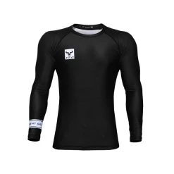Viking Urban Rashguard - Long Sleeve - Plain - MMA Factory -Boxing Equipment Store urban rash black white f 1 5