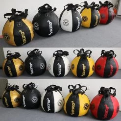Viking Pro Leather Wrecking Ball Punching Bag - MMA Factory 13 Viking Pro Leather Wrecking Ball Punching Bag - MMA Factory -Boxing Equipment Store vikingwreckngballyellowgroup1080 1