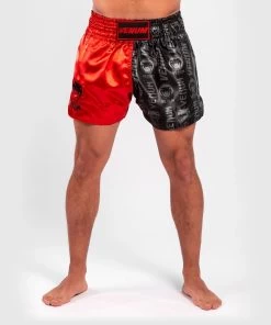 Venum Logos Muay Thai Shorts - MMA Factory 19 Venum Logos Muay Thai Shorts - MMA Factory -Boxing Equipment Store vlmtsbr1 1